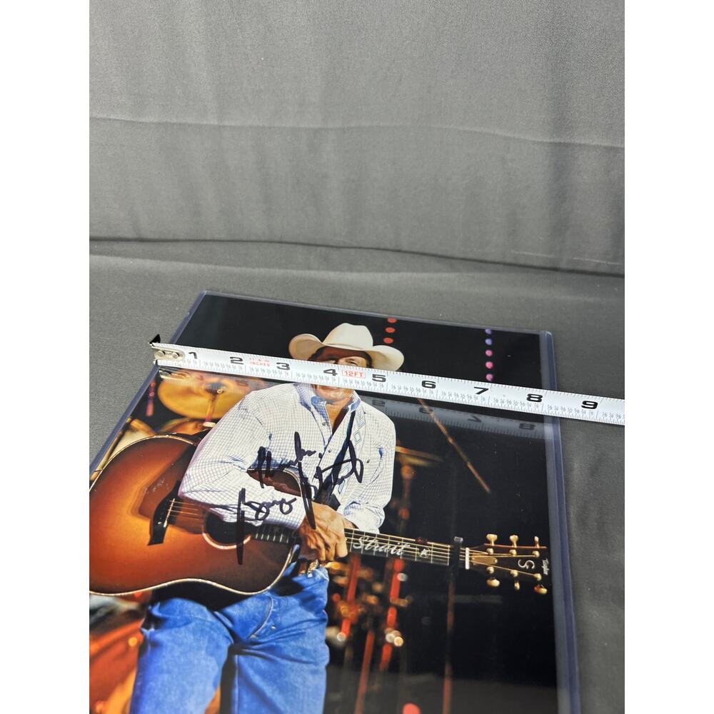 George Strait Signed Photo ACOA Authenticated - Picture 7 of 8
